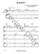 Blackout piano sheet music cover